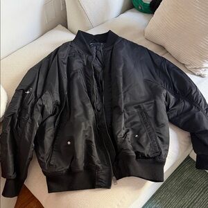 ASOS Classic Black Bomber Jacket